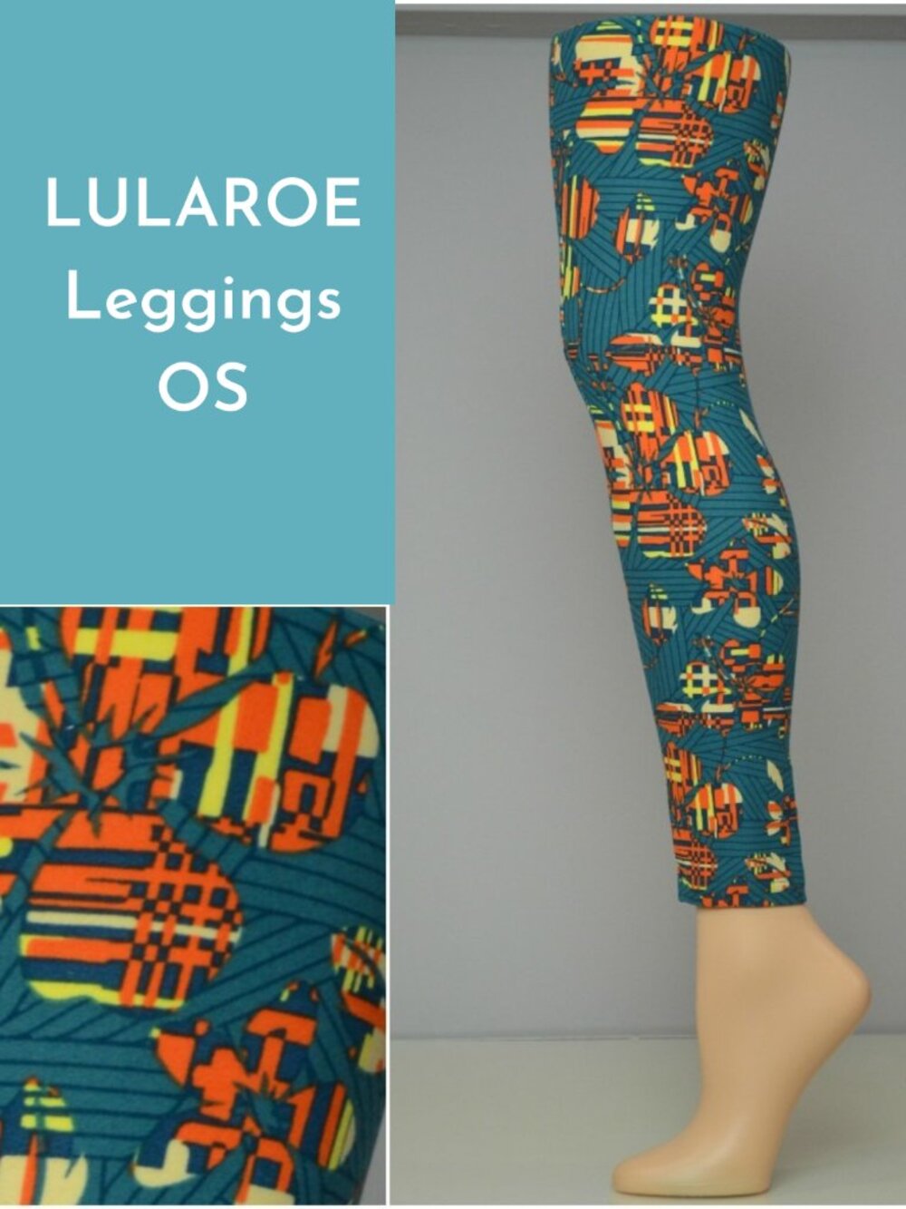 NWT Multi Print Floral Lularoe OS Leggings